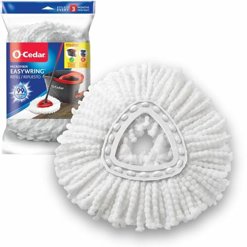 O-Cedar EasyWring Spin Mop Refill, MicroFiber, Multi (148474) | 5-Pack (5 Total)