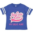 thumbnail image 3 of Inktastic Cute Like My Great Aunt Girls Toddler T-Shirt, 3 of 5