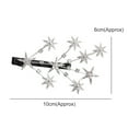 thumbnail image 7 of Cheers US 2Packs Crystal Star Hair Clip Barrette Rhinestone Hair Barrette Bling Bridal Hair Pin Headpieces Decorative Hair Pin Head Clip Branch Crystal Hair Pins, 7 of 7