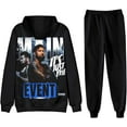 thumbnail image 2 of Jey Uso YEET 3D Fall Suit Hoodies Sportswear Hooded Ankle Banded Pant Two Piece Set, 2 of 2