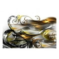 thumbnail image 2 of Tiptophomedecor Peel and Stick Glam Wallpaper Wall Mural - Gold Expression - Removable Wall Decals, 2 of 3