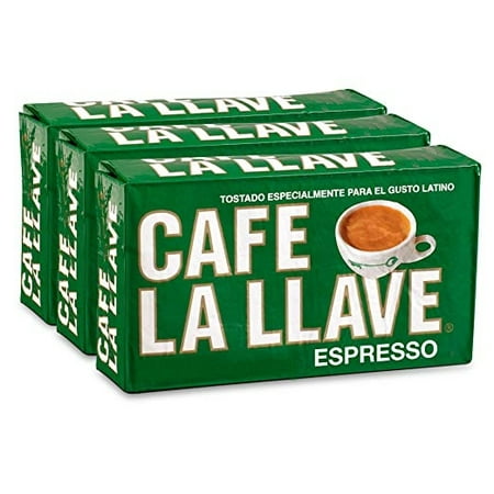 La Llave Cuban Coffee, 10 oz. Vacuum Pack (3 x 10 Ounce (Best 3 In 1 Coffee)