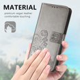 thumbnail image 6 of Wallet Phone Case for Motorola Moto G31, PU+TPU Shockproof Leather Flip Kickstand Case with Magnetic Clasp and Cash Card Slots Holder Cover for Moto G31 SYC Gray, 6 of 16