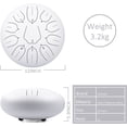 thumbnail image 5 of LOMUTY Steel Tongue Drum 11 Notes 12" Meditation Musical Percussion Instrument Hand Pan Drum(White), 5 of 6