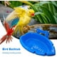 thumbnail image 2 of Bañera para pájaros, lavabo para jaula de loros, caja de baño colgante, duradera y resistente, mantiene a los pájaros limpios y frescos, para pájaros pequeños (azul), 2 of 5
