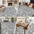 thumbnail image 5 of 5'x7' Area Rugs for Living Room Bedroom, Dog Claws Washable Rug Carpet Runner Indoor Outdoor, Grey Vintage Cartoon Funny Animals Print Non Slip Floor Mats Area Rug for Kitchen, Nursery, 5 of 8