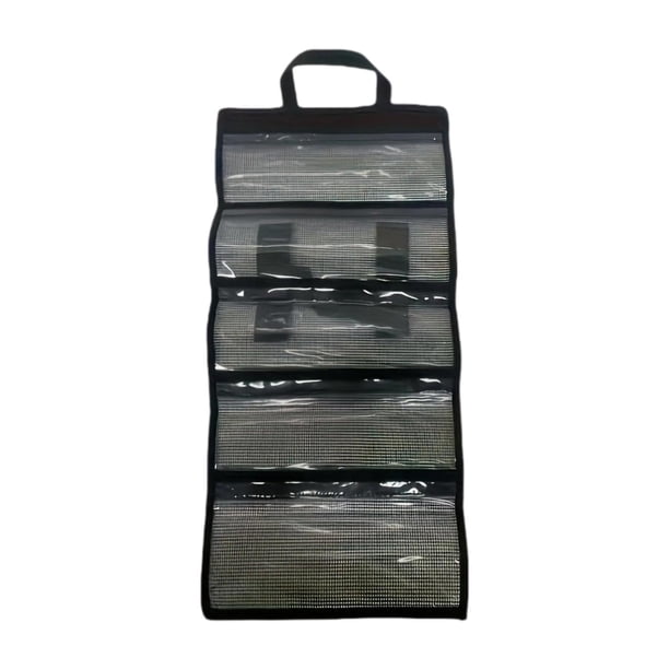 Bolsa enrollable para señuelos, plegable, transpirable, con compartimentos, ligera, cubierta de PVC, portátil para pesca en agua salada.