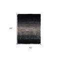 thumbnail image 4 of HomeRoots 511018 4 x 6 ft. Black & Gray Shag Hand Tufted Handmade Rectangle Area Rug, 4 of 4