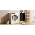 thumbnail image 6 of 4-Compartment Laundry Hamper with Removable Bags & Storage Shelf, 144L Capacity Rolling Laundry Sorter with Metal Frame, for Laundry Room, Bathroom & Dorm, 6 of 7