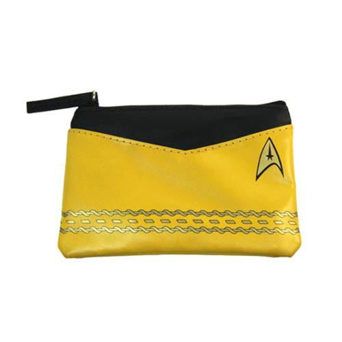 Star Trek Science Insignia Blue Delta Coin Key Holder Zippered Pouch Licensed 