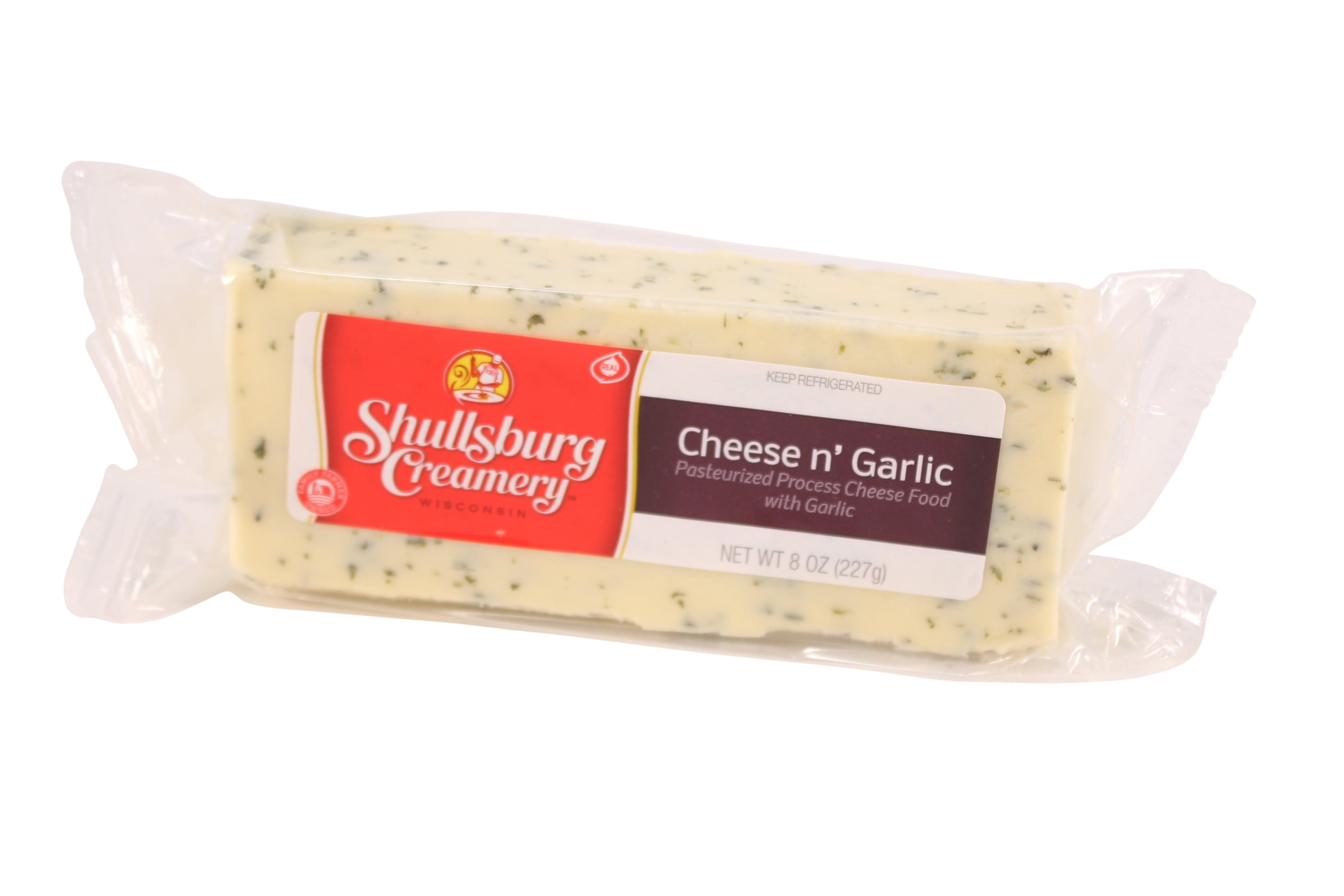 Shullsburg Creamery Cheese N Garlic Cheese, 8 Oz.