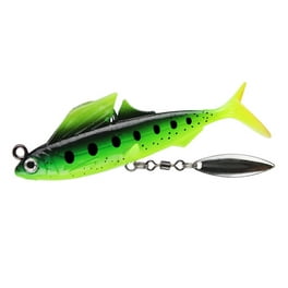 Youkk Simulation Crabs Silicone Soft Bait Artificial Fishing Lure Realistic  Fake Lures Head Tackle Carrying for River 10cm 30g/Green 3Set 