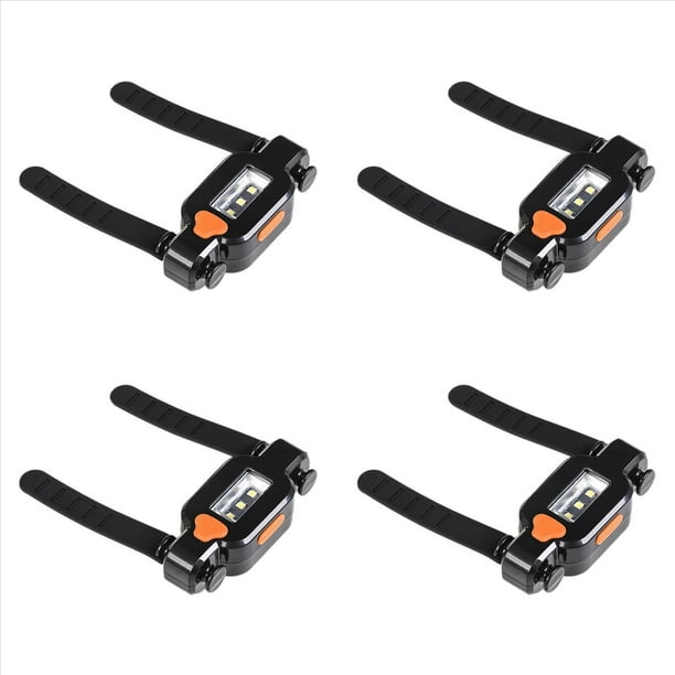 4X el Más LED ElectróNico CañA de Pescar Sensor de Luz LáMpara de InduccióN por Gravedad Pescado Mordida Sonido Campana de Alarma para Pesca