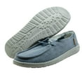 thumbnail image 3 of Hey Dude Women's Wendy Chambray Navy Size 7 | Women’s Shoes | Women’s Lace Up Loafers | Comfortable & Light-Weight, 3 of 5