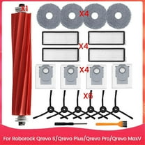 for Qrevo S/Qrevo Plus/Qrevo Pro/Qrevo MaxV Main Side Brush