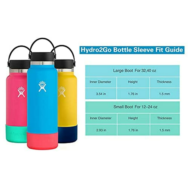 Protective Silicone Bottle Boot/Sleeve Hydro Flask Anti-Slip Bottom