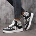 thumbnail image 6 of Willtoo Women’s Colorblock High Top Sneakers, Lace Up Platform Round Toe Athletic Shoes, Classic Faux Leather Casual Walking Shoes, 6 of 6
