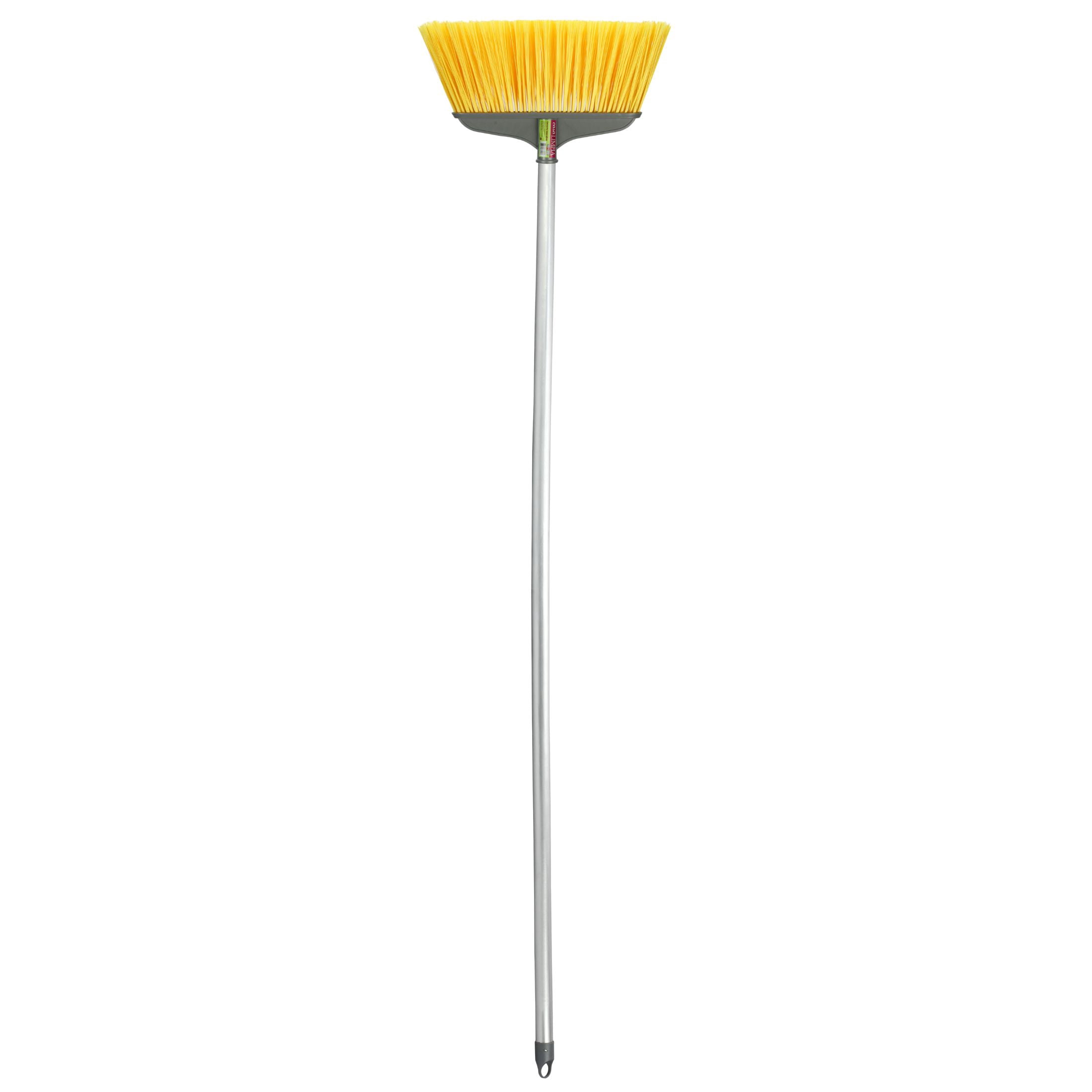 Casa Limpia Yellow Broom with Wood Stick