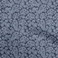 thumbnail image 1 of oneOone Rayon Blue Fabric Asian Batik Paisley Diy Clothing Quilting Fabric Print Fabric By Yard 56 Inch Wide, 1 of 4