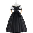 thumbnail image 5 of Women's Rococo Ball Gown Lace Sleeve Historical Victorian Dress Civil War Southern Belle Gown, 5 of 7