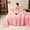 Pink, variant on Double Layer Lambswool Blanket Warm Fleece Throw, Soft Cozy All Season Blanket for Bed Couch Picnic Use, Multifunctional Luxury Blanket for Home and Holiday Gift