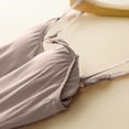 thumbnail image 4 of Ahabrexf Women's Maternity, Sleeveless Soft Stretch Camisole Dress for Pregnancy Nursing with Adjustable Straits and A-Line Hem Casual Home Loungewear Or Layering Essential in Neutral Colors, 4 of 7
