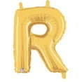 thumbnail image 4 of 14" Foil Gold Letter Balloon - X, 4 of 7