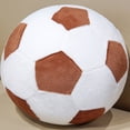 thumbnail image 2 of 6.3in Soccer Plush Toy, Small Stuffed Sports Ball Doll, Portable Athletic Themed Plushie, Football Inspired Decorative Ornament for Fans, 2 of 8