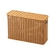 thumbnail image 1 of Cesta organizadora de ratán de imitación portátil con asas, contenedor para artículos diversos. Madera S, 1 of 9