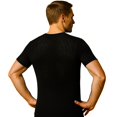 thumbnail image 4 of Insta Slim Men's Hollow-Out Mesh Short Sleeve Crewneck T-Shirt &ndash; 103TS0001, 4 of 6