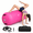 Pink-4FTx29.5inch, variant on Light Green 4FTx29.5inch Inflatable Gymnastics Air Roller Tumbling Mat with Pump