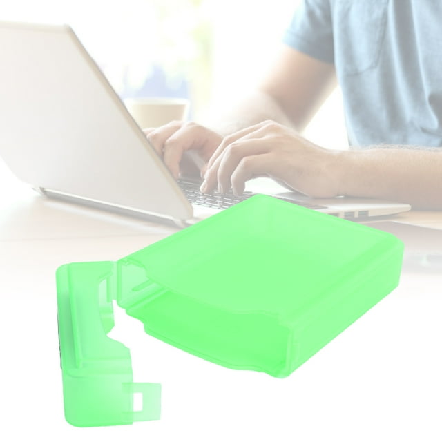 Boîtier de Disque Dur, Boîtier de Rangement pour Lecteur Antichoc pour SSD HDD 3,5 Po Gris, Blanc, Bleu, Rouge, Vert