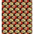 thumbnail image 3 of Skull Duvet Cover Set, Skull with Feathers Tribe Backdrop with Colorful Blood Splash, Decorative 3 Piece Bedding Set with 2 Pillow Shams, Queen Size, Pistachio Green Cream, by Ambesonne, 3 of 3