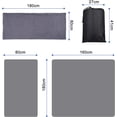 thumbnail image 2 of Fleece Sleeping Bag Liner Travel Sheet Camping Sleep Sack Ultralight Zippered Storage Bag Full Sized Zipper Backpacking Blanket for Traveling, Camping, Hiking, Outdoor Activities, 2 of 14