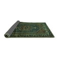 thumbnail image 2 of Ahgly Company Indoor Rectangle Persian Turquoise Blue Traditional Area Rugs, 8' x 12', 2 of 4