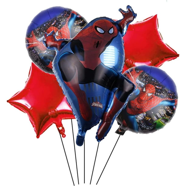 Decoration Anniversaire Spider, Decoration Anniversaire 4 ans, Spiderman  Ballon Anniversaire, Ballon Spiderman, Spiderman Ballon en Aluminium,  Decoration Anniversaire Garcon : : Cuisine et Maison