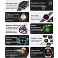 thumbnail image 2 of JM08 TWS Wireless Bluetooth Headset Smart Watch Heart Rate Blood Oxygen Monitor, 2 of 16