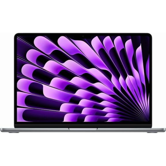 Apple 2024 13" MacBook Air M3 8-Core Chip 8-Core GPU 8GB RAM 256GB Storage Liquid Retina Display Space Gray (Rurbished)