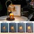 thumbnail image 5 of Tulip Flower Warm Candle Lamp French Retro Bedroom Bedside Lamp Fireless Fragrance Atmosphere Table Lamp, 5 of 6