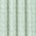 thumbnail image 4 of Chezmoi Collection 4-Piece Tranquil Leaf Window Curtain Set with Sheer Backing, Soft Green White Leaves Printed Microfiber, 120 inch x 84 inch, 4 of 9