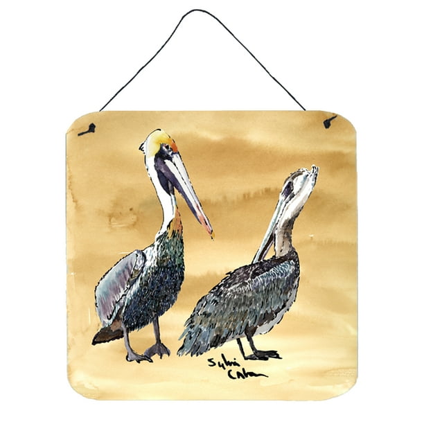 Bird Pelican Aluminium Metal Wall or Door Hanging Prints Walmart