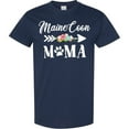 thumbnail image 3 of Inktastic Maine Coon Mama with Flowers and Arrow T-Shirt, 3 of 5