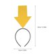 thumbnail image 4 of Funny arrow headband for parties, cute symbol headbands, perfect stage performance photo props, 4 of 4