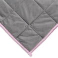 thumbnail image 5 of Ella Jayne Reversible 48"x72" Weighted Blanket - Grey/Pink - 15lb, 5 of 6
