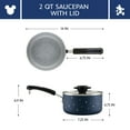 thumbnail image 4 of Farberware Disney Bon Voyage 2 Quart Ceramic Nonstick Saucepan with Lid, Dishwasher Safe, Blue, 4 of 15