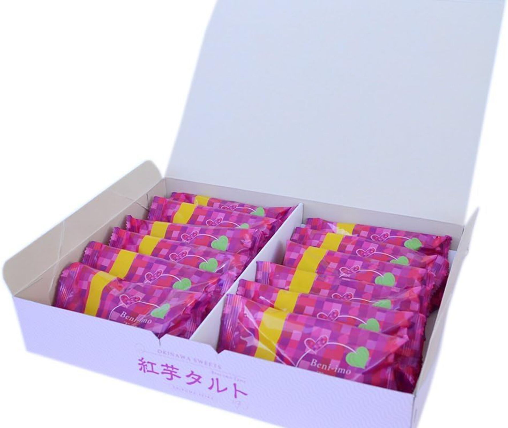 Okinawa Shiroma Seika Purple Sweet Potato Tart Beni-imo (12 Pieces) Made in JAPAN - Tokyo Sakura Mall