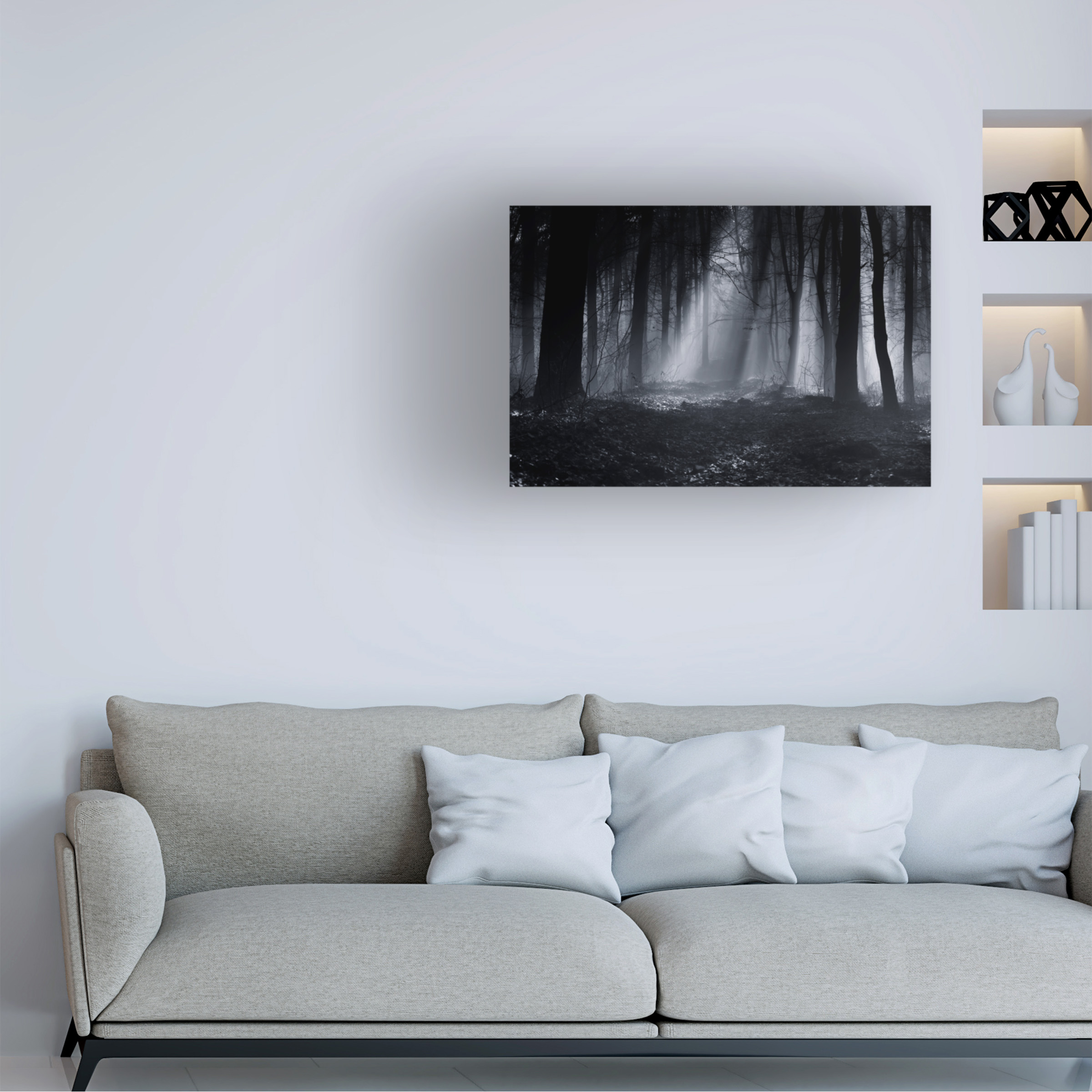 Julien Oncete 'Capela Forest' Canvas Art