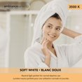 thumbnail image 2 of Globe Electric 24" Black Dimmable Color Adjustable LED Integrated Modern Style Vanity Light with Dimmer Remote, 2 of 9