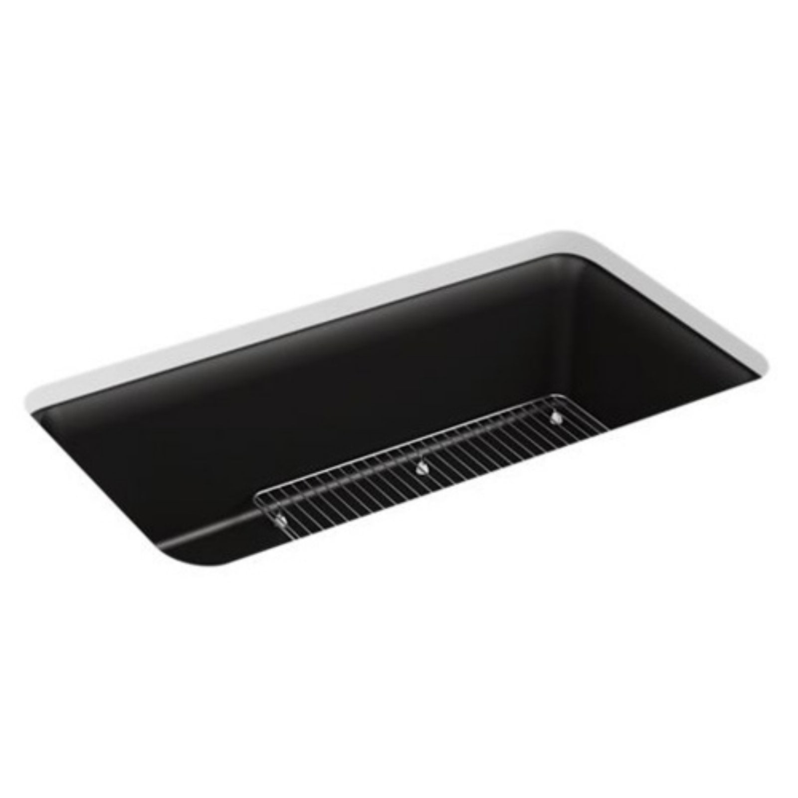Photo 1 of Kohler K8206CM Undermount Single Basin Kitchen Sink with Sink Rack