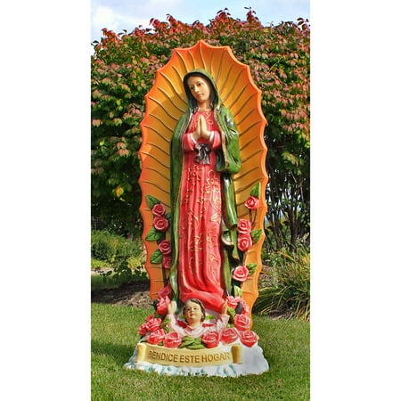 Design Toscano The Virgin of Guadalupe Religious Statue: Grande